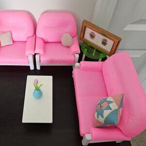 Barbie living room set